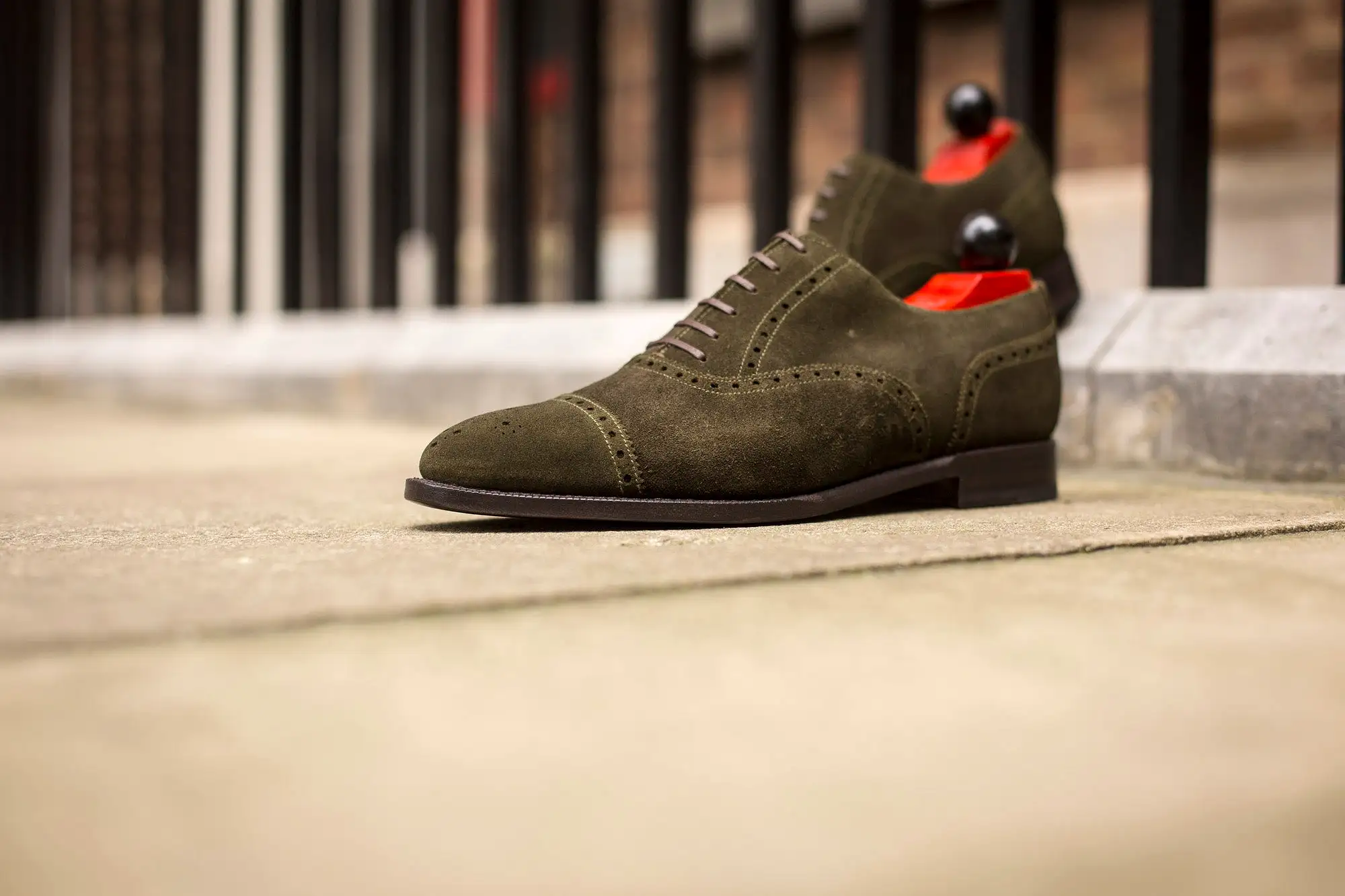 Windermere - MTO - Dark Olive Suede - TMG Last - Single Leather Sole