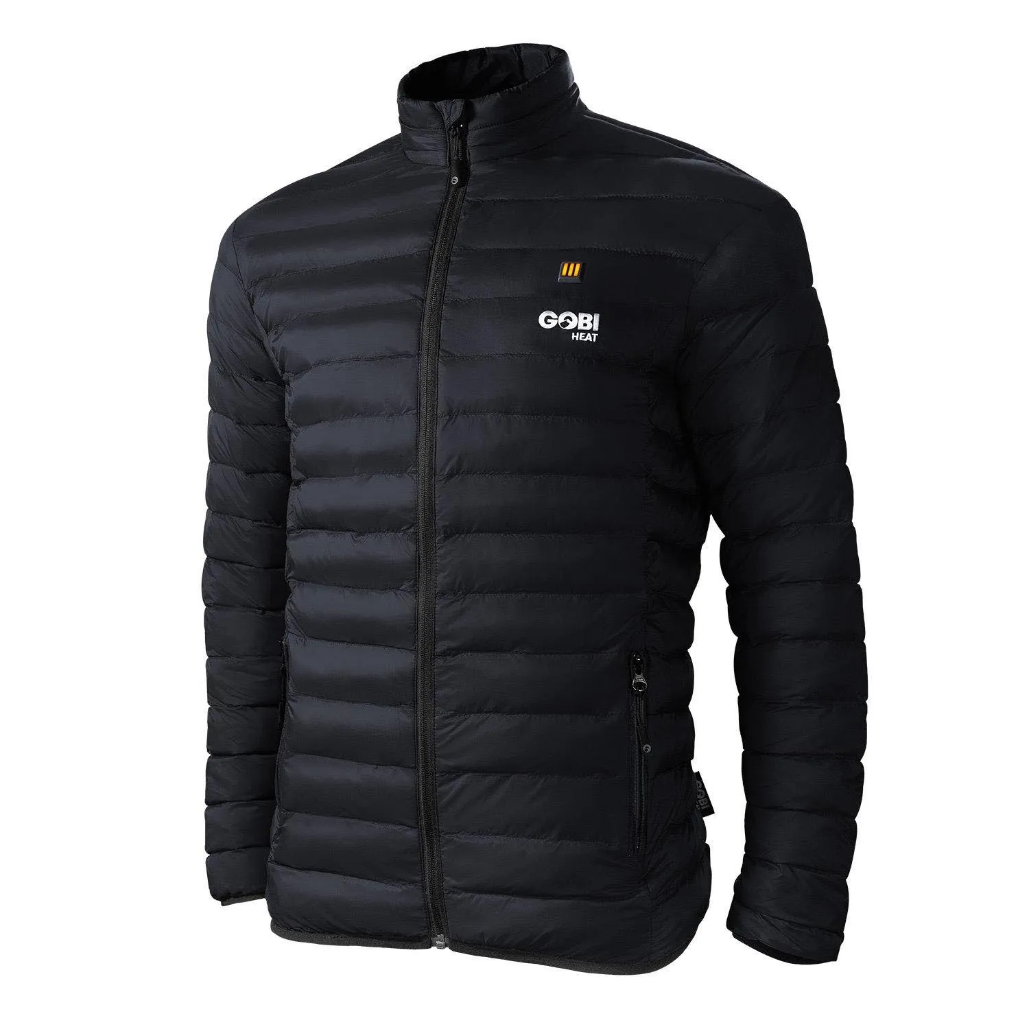 Wolf Mens 3 Zone Heated Coat, Onyx