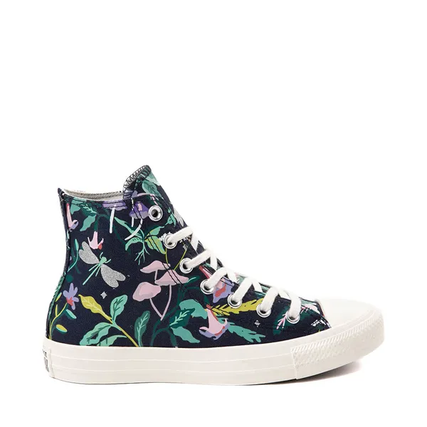 Womens Converse Chuck Taylor All Star Hi Enchanted Garden Sneaker - Obsidian