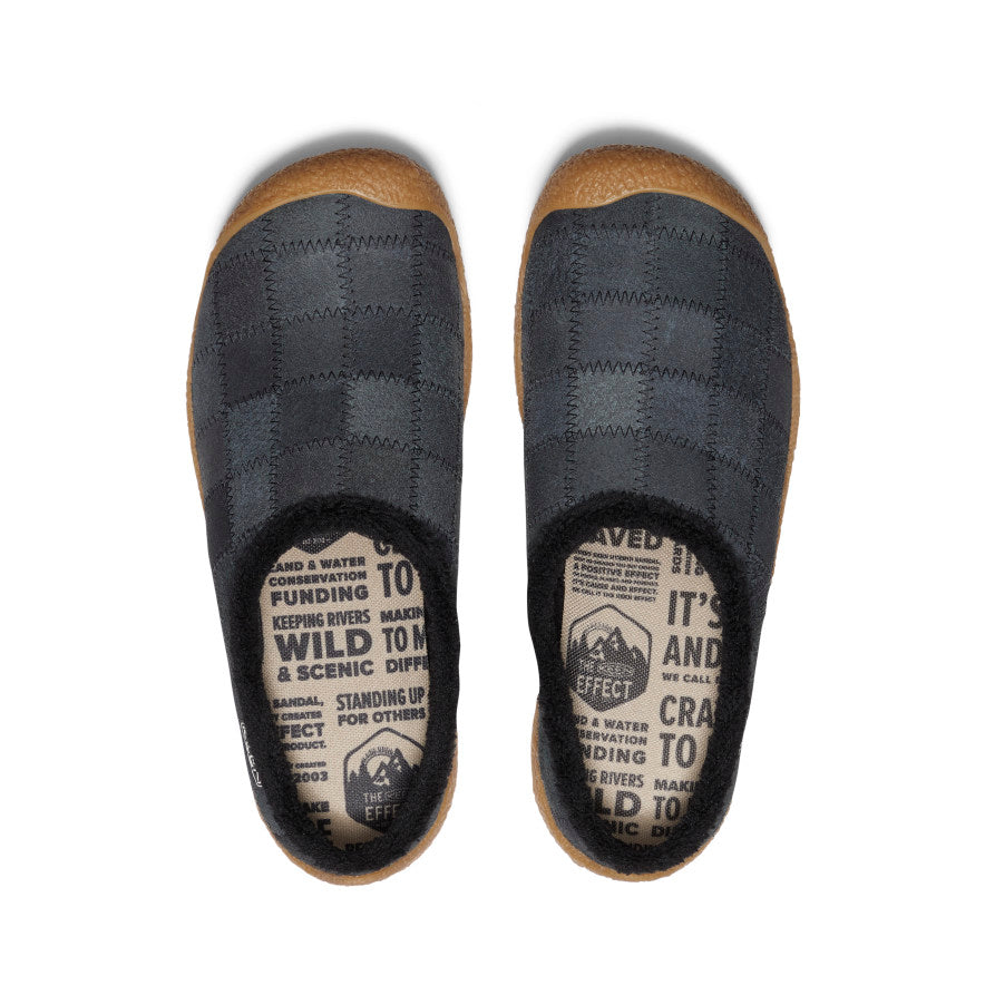 Women's Howser Harvest Leather Slide  |  Black/Birch