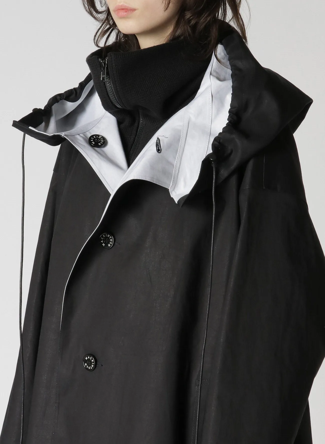 [Y's 1972 - Y’s CRAFTED BY MACKINTOSH]HOODED COAT