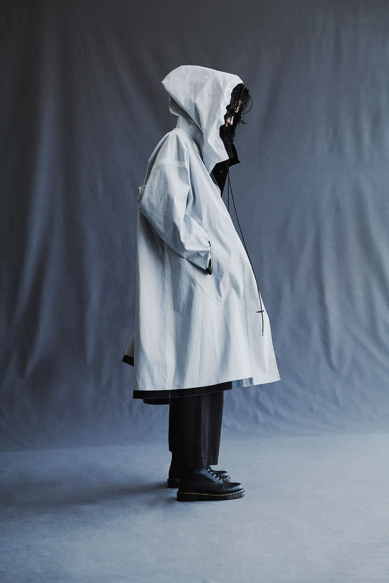 [Y's 1972 - Y’s CRAFTED BY MACKINTOSH]HOODED COAT